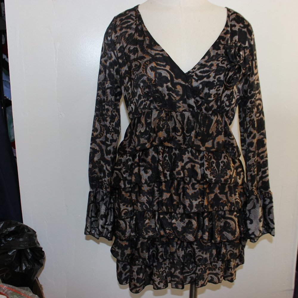 angela mele milano dress size large